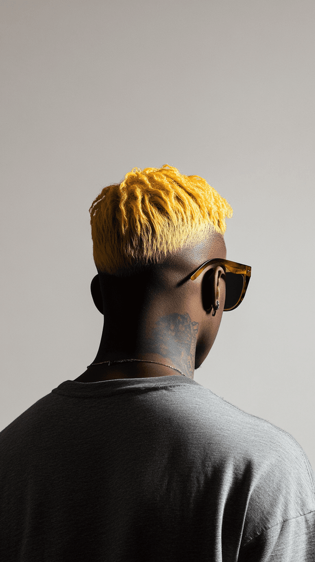 Rear portrait haircut