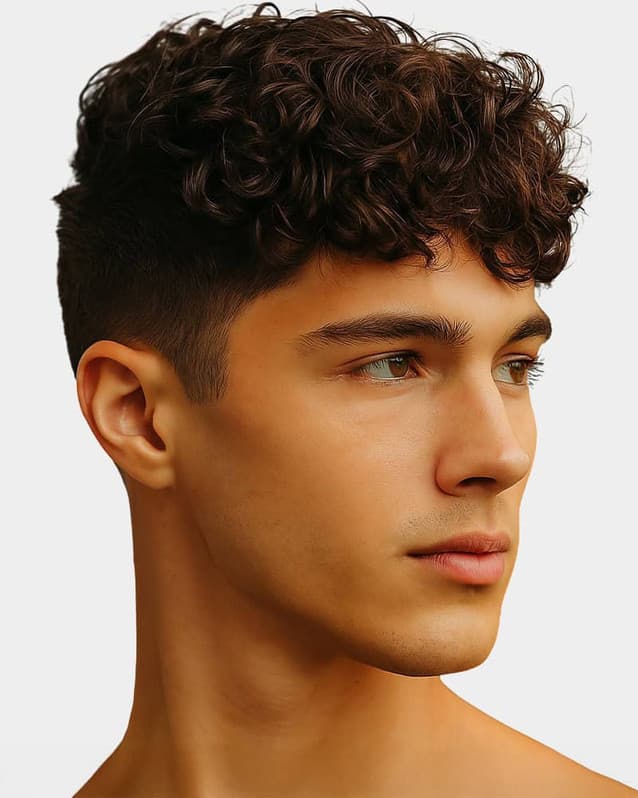 Textured crop haircut